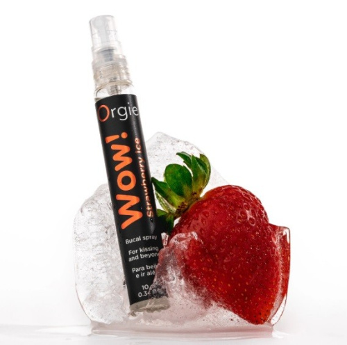 WOW! STRAWBERRY ICE - Спрей для орального секса, 10 мл