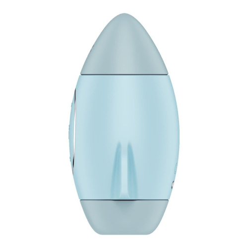 Satisfyer Mission Control - Вакуумный стимулятор, 10 см (голубой)