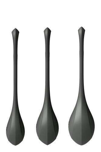 Satisfyer Yoni Power 2 набір йоні намистин, діаметр 2-2,5-3 см (чорний) - купити в Києві, Україні