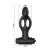 Mr.Play Powerful Vibrator Black - Анальная пробка с вибрацией, 11,8х4 см (черный)