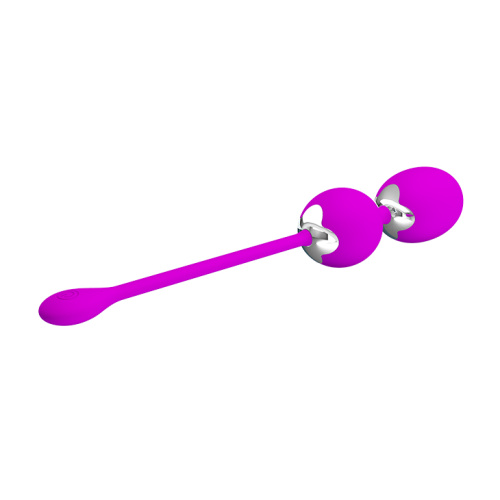 Pretty Love Werner Kegel Ball - Вагинальные шарики с вибрацией, 20.5х3.4 см (фиолетовый)