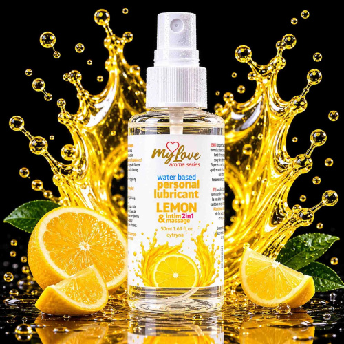 2в1 лубрикант и массажный гель - MyLove Aroma Series Intim&Massage Lemon, 50 мл