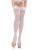Leg Avenue Sheer Thigh Highs - чулки с кружевом (белые) Leg Avenue Sheer Thigh Highs - чулки с кружевом (белые)