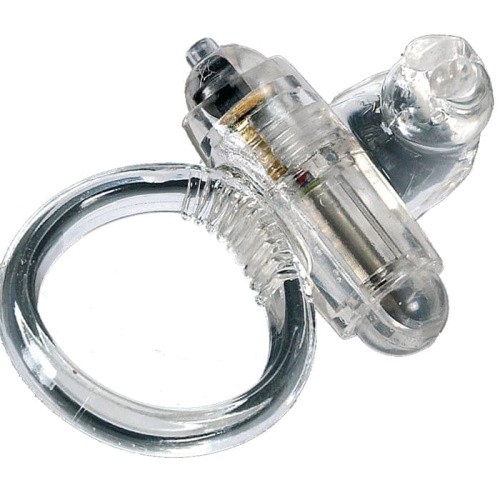 Seven Creations Cockring - виброкольцо, 4х2,5 см (прозрачный)