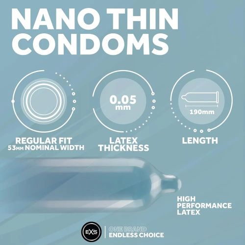 Презерватив EXS Nano Thin Condom, 1 шт.