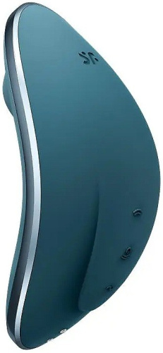 Satisfyer Vulva Lover 1 - Вакуумный вибратор, 12х5.4 см (синий)