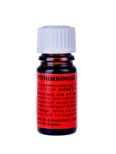 Возбуждающие капли Milan Yohimbinum D4, 5 мл