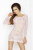 Passion Yolanda Chemise - Прозрачная сорочка с длинным рукавом, розовая (XXL/XXXL)