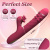 Вибратор кролик B - Series Fox Red Vibrator Rotating And Licking Functions Вибратор кролик B - Series Fox Red Vibrator Rotating And Licking Functions