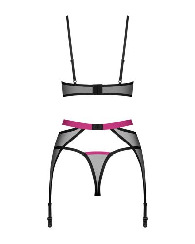Комплект Obsessive Novenes 3-pcs set, XL/2XL