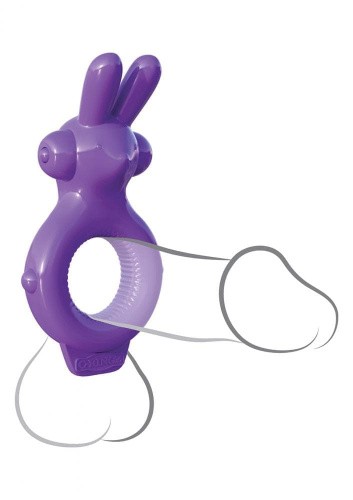 Pipedream Ultimate Rabbit Ring - виброкольцо, 9х2.5 см (фиолетовый)