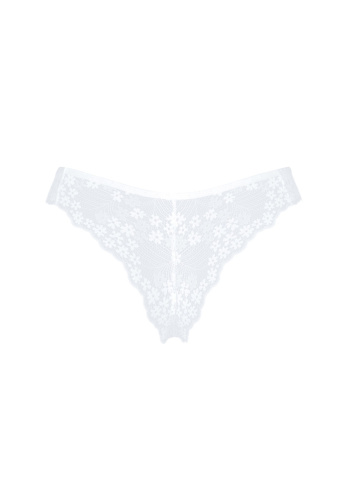 Obsessive Heavenlly panties - кружевные эротические трусики, M/L (белый)