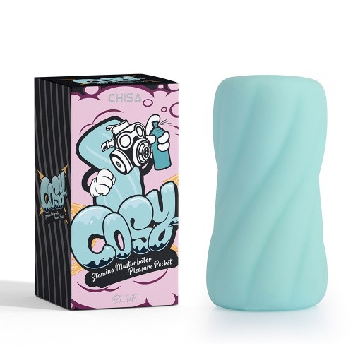 COSY Stamina Masturbator Pleasure Pocket - Мастурбатор (голубой)