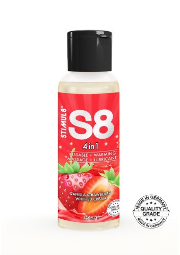 Лубрикант на водній основі Stimul8 4-in-1 Dessert Lube, 125 мл (полуниця ваніль) - купити в Києві, Україні