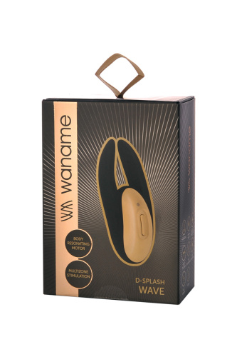 Waname D-Splash Wave - Клиторальный вибратор, 9,3 см (черный)