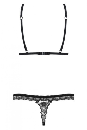 Obsessive 865-SET-1 set - эротический комплект с доступом, L/XL (чёрный)