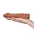 LoveToy Pleasure X-Tender Penis Sleeve Brown Add 2 - Насадка на член +5 см (коричневий) - купити в Києві, Україні LoveToy Pleasure X-Tender Penis Sleeve Brown Add 2 - Насадка на член +5 см (коричневий) - купити в Києві, Україні