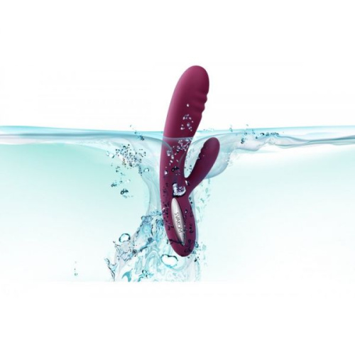 Svakom Adonis Rabbit Vibrator - вибромассажер-кролик, 21х3.8 см (фиолетовый)