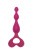 Alive Arrow Pink - анальная цепочка, 13.5х3 см (розовый)