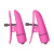 CalExotics Nipplettes - Виброзажимы для сосков, 7х2 см (розовый)