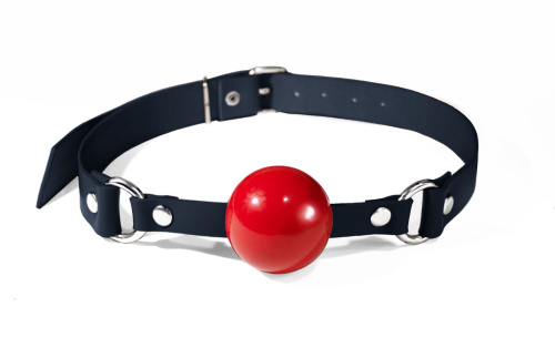 Кляп шарик Feral Feelings Silicon Ball Gag Black/Red