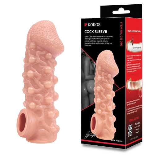 Насадка на член Kokos Cock Sleeve CS 010, S