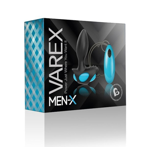 Rocks Off Men-X Varex - анальная вибропробка с выносным пультом, 7.5х3 см