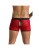 Passion - 046 SHORT PARKER red - Сексуальные мужские трусы с открытой попкой, L/XL
