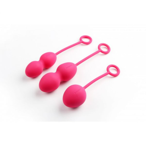 Svakom Nova Kegel - вагинальные шарики со смещенным центром тяжести, 3 шт. (красный)