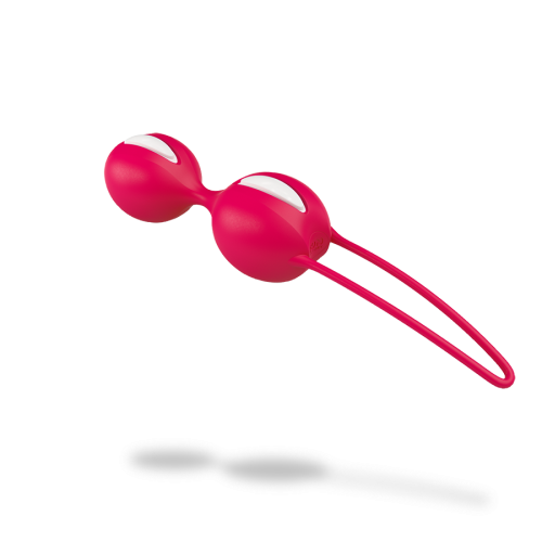 Fun Factory Smartballs Duo вагинальные шарики, 9.5х3.6 см (черный с малиновым)