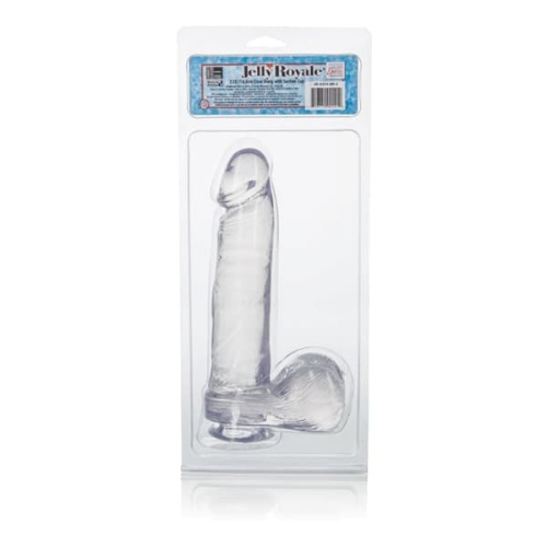 Фаллоимитатор Dongs with Suction Cup, 20Х4,6 см (прозрачный)