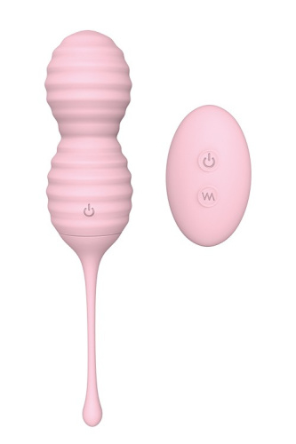 Dream Toys Beehive - Вагінальні кульки з дистанційним пультом, 8х3 см (рожевий) - купити в Києві, Україні