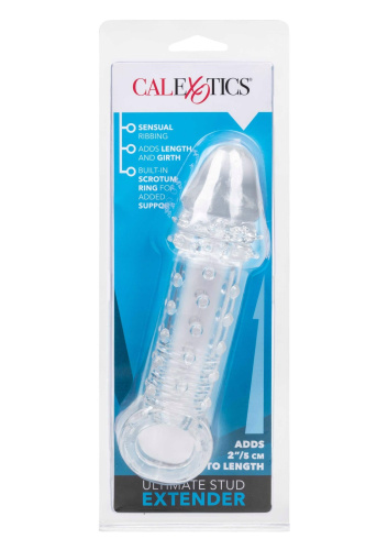 California Exotic Novelties Transparent Ultimate Extender - Насадка 16х4.5 см (прозрачная)