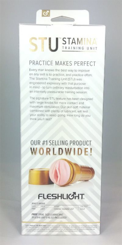 Fleshlight Stamina Training Unit (Fleshlight STU) мастурбатор чоловічий тренажер витривалості, 22.8х1.7 см - купити в Києві, Україні