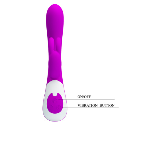 Pretty Love Harlan Vibrator Purple - Вибратор с кокетливыми ушками, 21.5х3.5 см (фиолетовый)