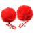 Charmed Pom Pom Nipple Clamps RED - Затискачі на соски (червоний) - купити в Києві, Україні Charmed Pom Pom Nipple Clamps RED - Затискачі на соски (червоний) - купити в Києві, Україні