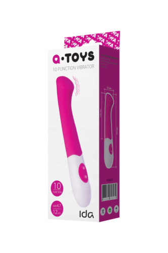 Toyfa A-Toys Ida - Стимулятор точки G, 12х3.5 см (розовый)