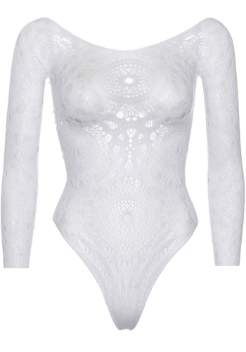 Эротическое боди-бодистокинг Leg Avenue Snap crotch thong back teddy, S/M
