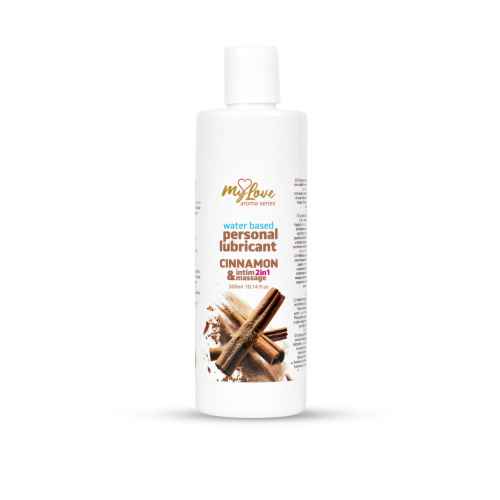 2в1 лубрикант и массажный гель - MyLove Aroma Series Intim&Massage Cinnamon, 300 мл