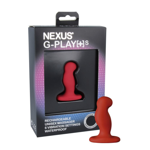 Nexus G-Play Plus S Red - вибромассажер простаты и точки G, 7.5х2 см (красный)