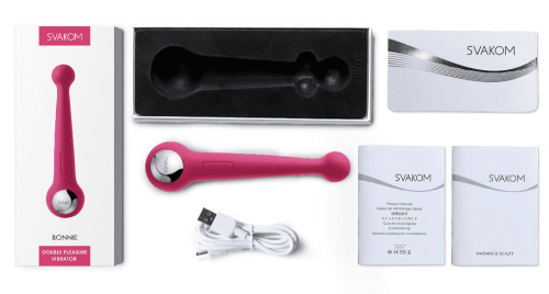 Svakom - Bonnie Dual Motor Vibrator вибромассажер, 19.9х4.8 см
