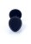 Boss Silikon Plug Jewellery Black Medium - Анальная пробка с кристаллом, 8х3.5 см (черный с розовым)