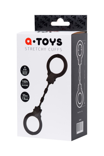 A-Toys By Toyfa - Силиконовые наручники (чёрные)