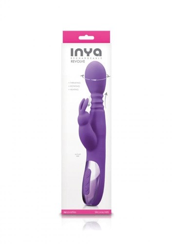 NS Novelties Inya Revolve - вибратор кролик с аккумулятором, 11.4х4 см (фиолетовый)