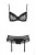 Passion Lovelia Set - Комплект белья, S/M (чёрный) Passion Lovelia Set - Комплект белья, S/M (чёрный)