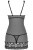 Комплект Obsessive 856-CHE-1 chemise (S/M) Комплект Obsessive 856-CHE-1 chemise (S/M)