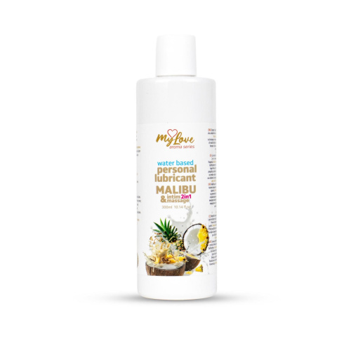 2в1 лубрикант и массажный гель - MyLove Aroma Series Intim&Massage Malibu, 300 мл