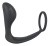 Orion Black Velvets Ring & Plug - Эрекционное кольцо с анальной пробкой, 8х4 см (чёрный)
