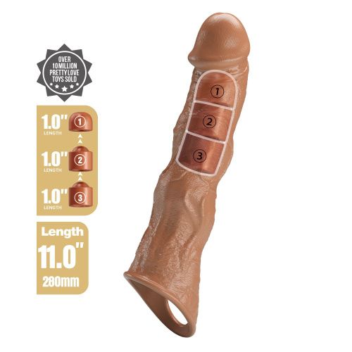 Удлиняющая насадка на член - Pretty Love Extension Penis Sleeve, +7,5 см