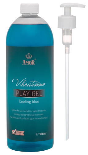 Охлаждающий лубрикант Vibratissimo Cooling Blue, 1000 мл